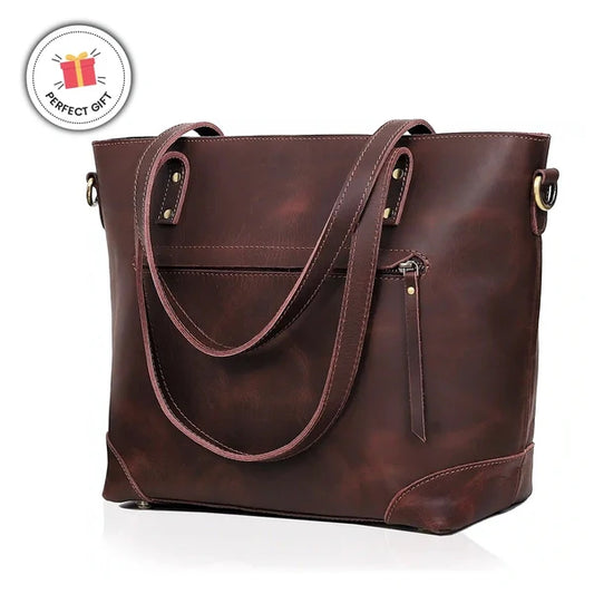 Scarlett Buffalo Leather Tote Bag