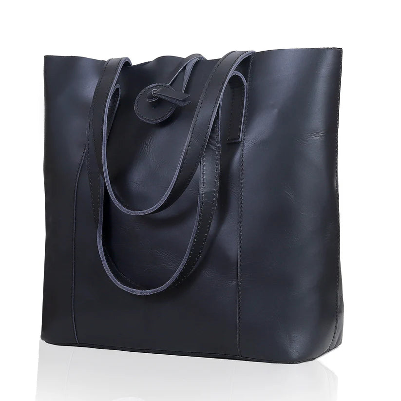 Montana Buffalo Burgundy Leather Tote Bag