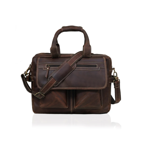 The Porter Leather Messenger Bag