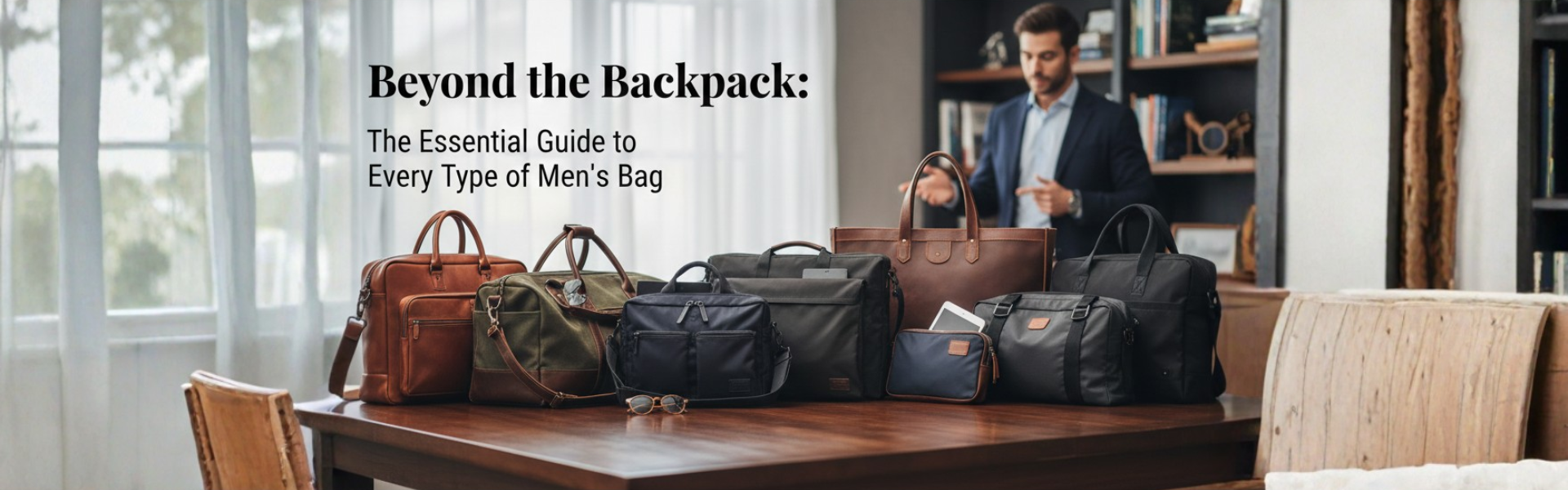 Beyond the Backpack: The Essential Guide to Every Type of Men’s Bag