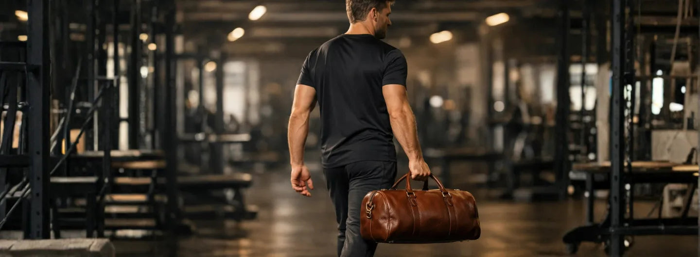 Elevate Your Gym Style with Leather Duffel Bags