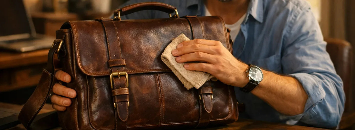 How to Break in a Stiff New Leather Messenger Bag