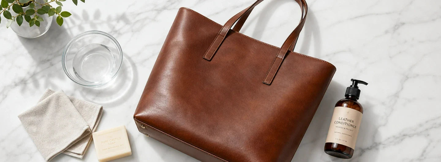 How to Remove Stains and Spots from Leather Tote Bags?
