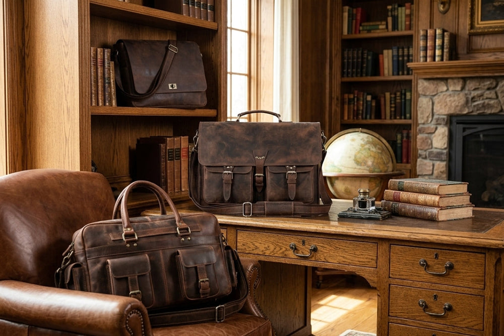Leather Laptop Bag