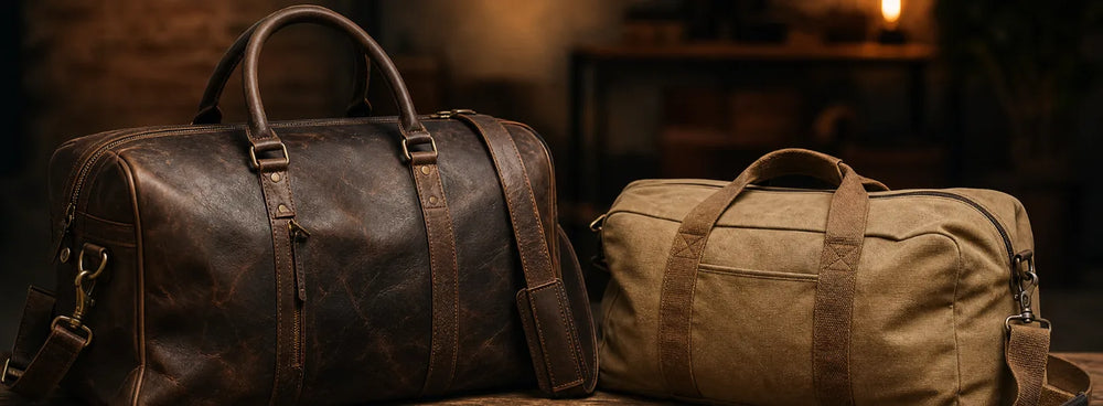 Leather Duffle Bag vs Canvas Duffle Bag: Which One Lasts Longer?