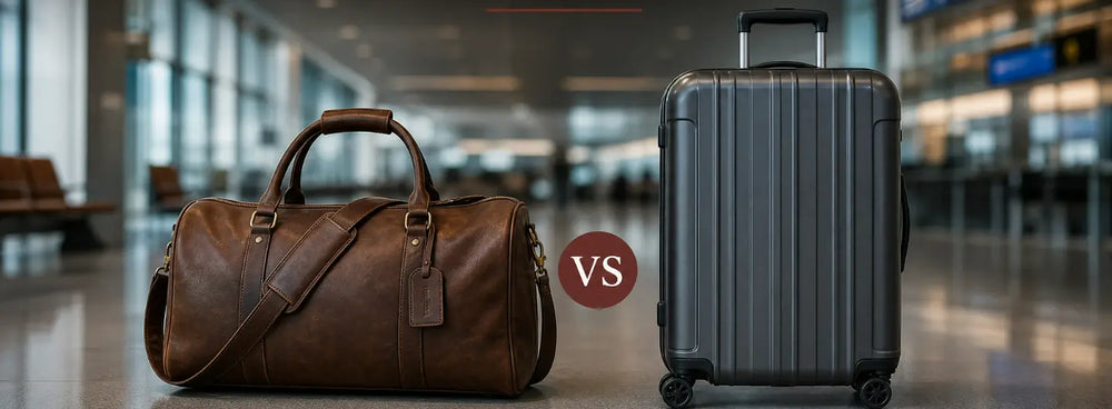 Leather Duffle Bag vs Suitcase: Which One Is Better for Weekend Travel?