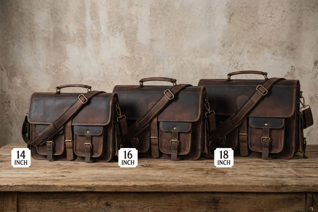 Leather Messenger Bag Sizing Guide: How to Pick the Right Fit for Your Laptop