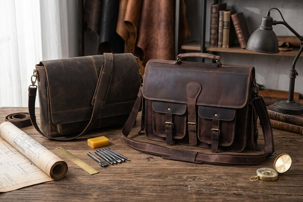 Vintage vs. Modern Leather Messenger Bags: Which Style Suits Your Job?