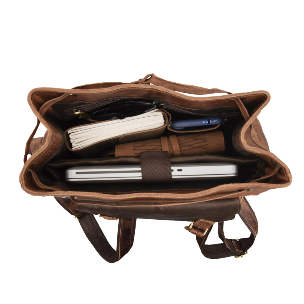 Deana Leather Backpack
