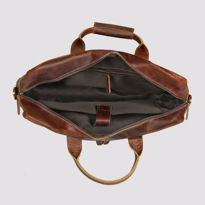 Buffalo Leather Briefcase Bag