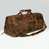 Full Grain Buffalo Leather Duffle Travel Bag