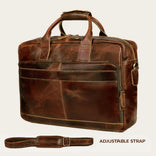 Buffalo Leather Briefcase Bag
