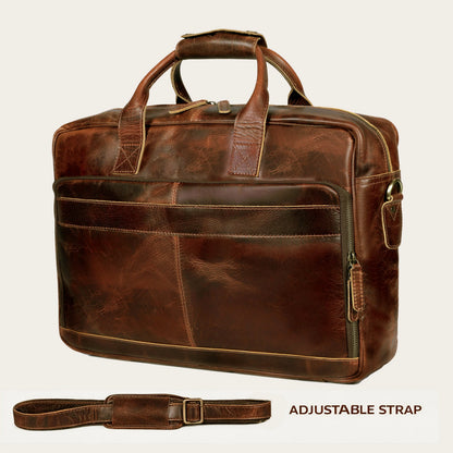 Buffalo Leather Briefcase Bag