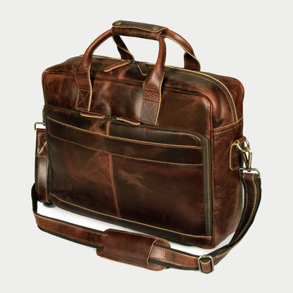 Buffalo Leather Briefcase Bag