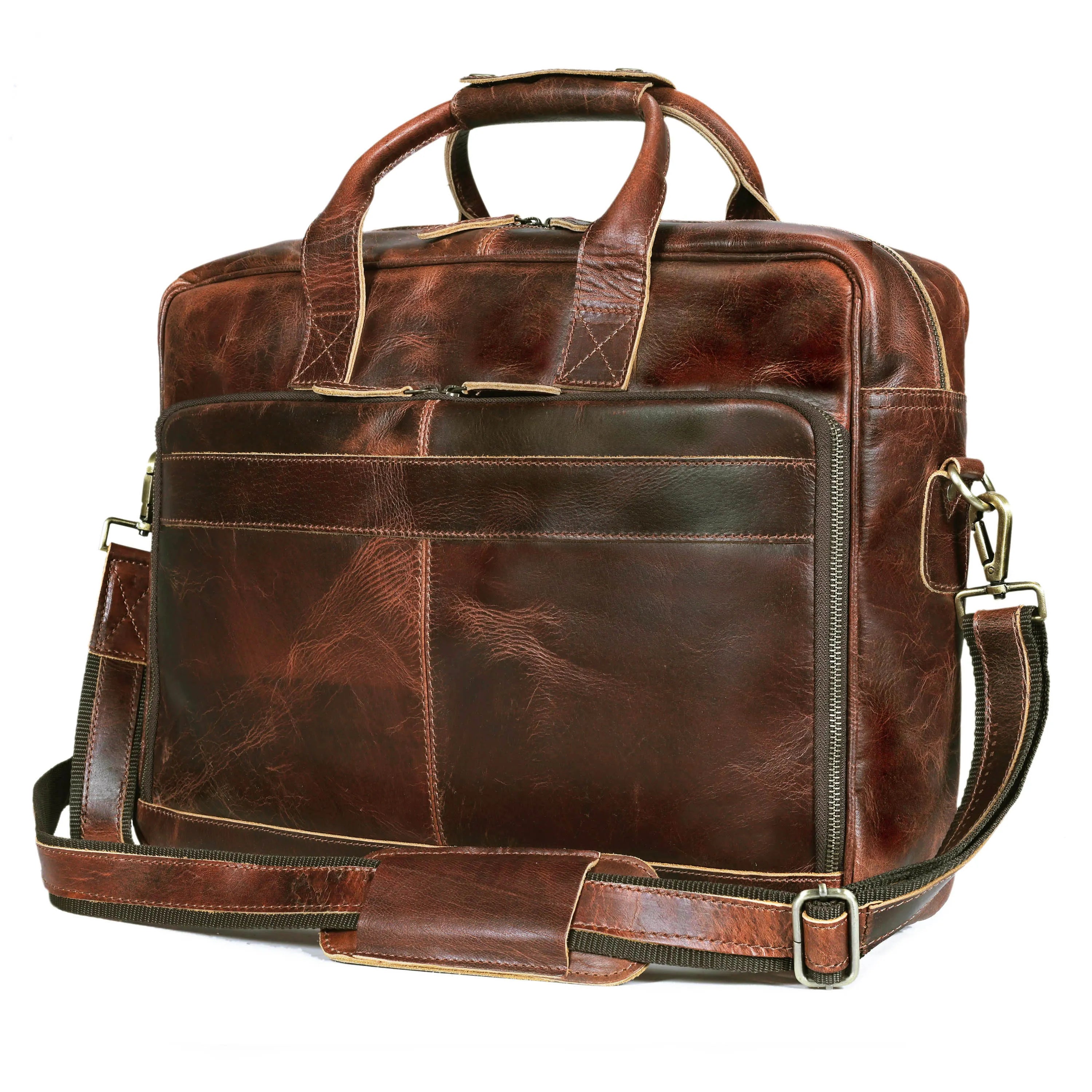 Buffalo Leather Briefcase Bag