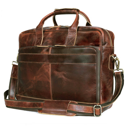 Buffalo Leather Briefcase Bag