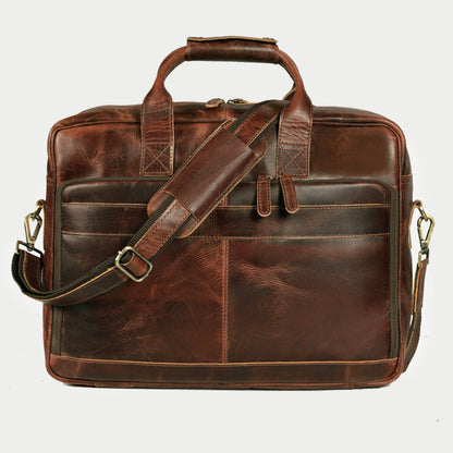 Buffalo Leather Briefcase Bag