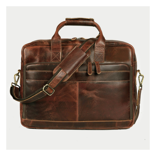Buffalo Leather Briefcase Bag