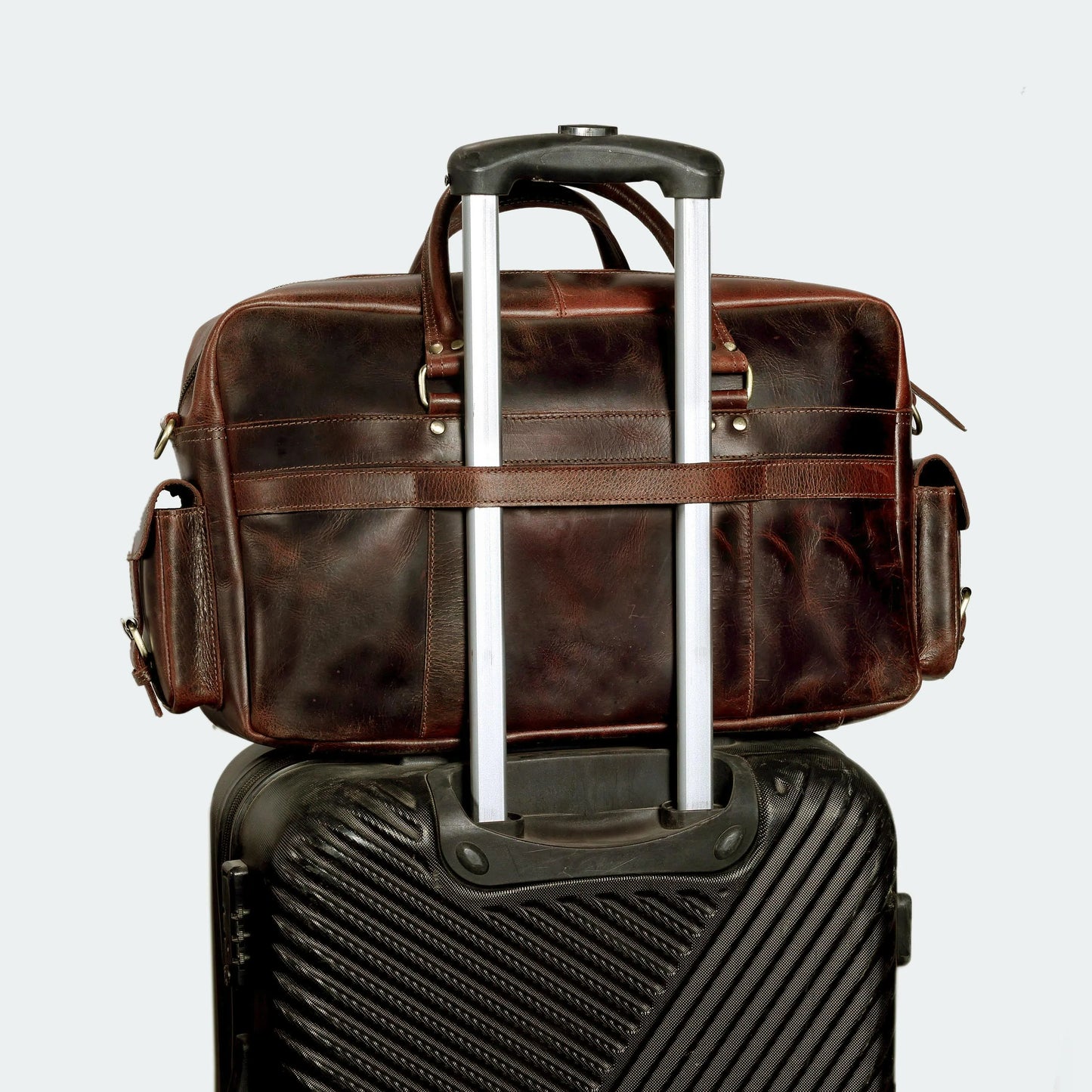 Roosevelt Buffalo Leather Satchel Messenger Bag
