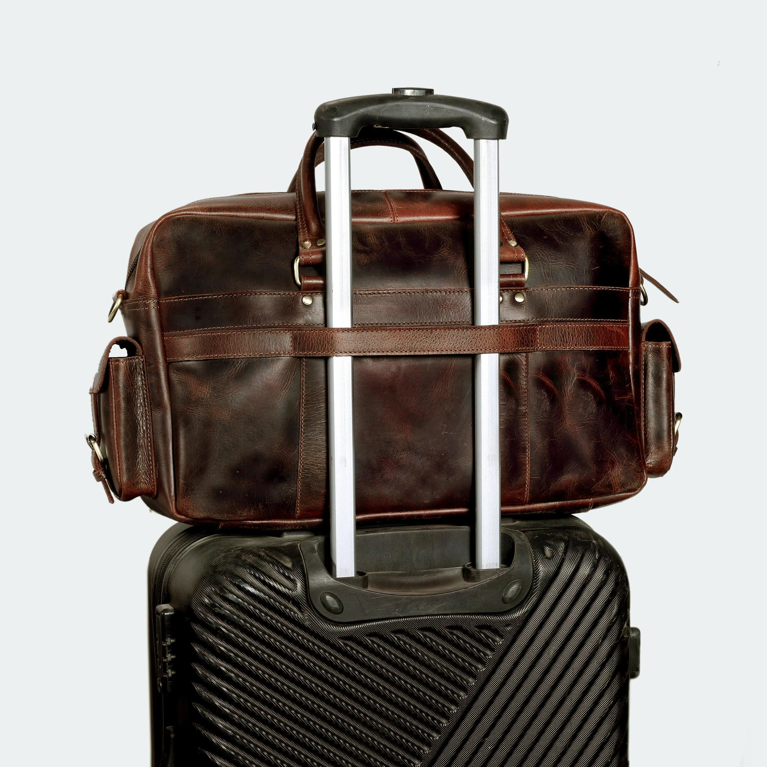 Roosevelt Buffalo Leather Satchel Messenger Bag