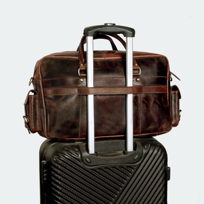 Roosevelt Buffalo Leather Satchel Messenger Bag