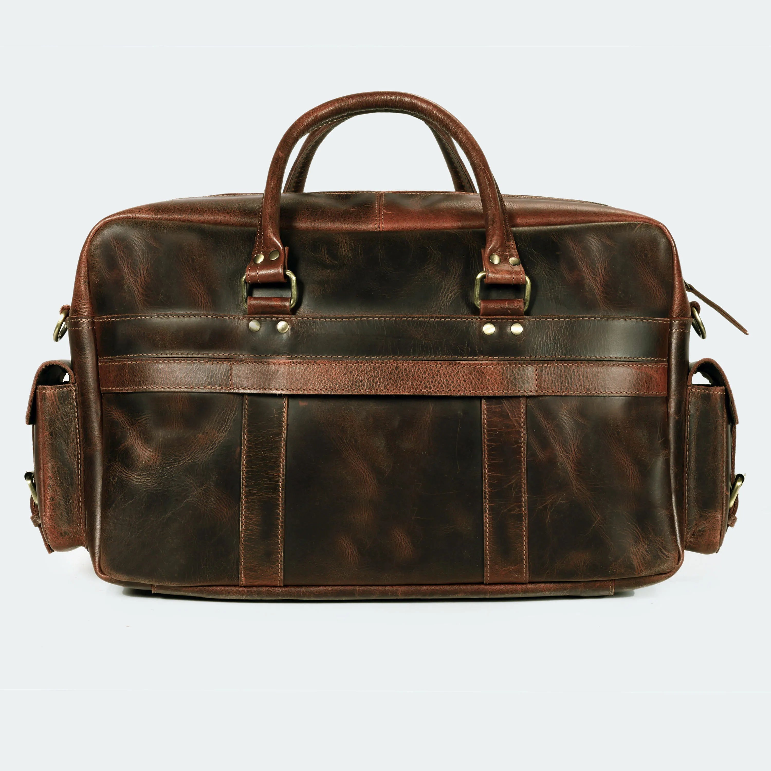 Roosevelt Buffalo Leather Satchel Messenger Bag
