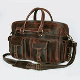 Roosevelt Buffalo Leather Satchel Messenger Bag