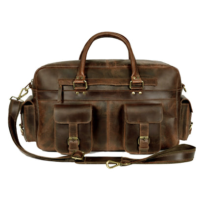 Roosevelt Buffalo Leather Satchel Messenger Bag