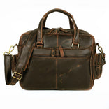 Vintage Retro Buffalo Leather Briefcase
