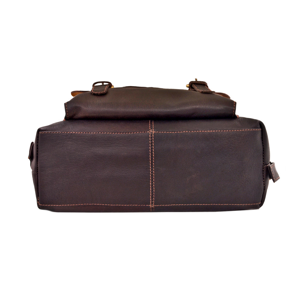 Scarlet Leather Backpack