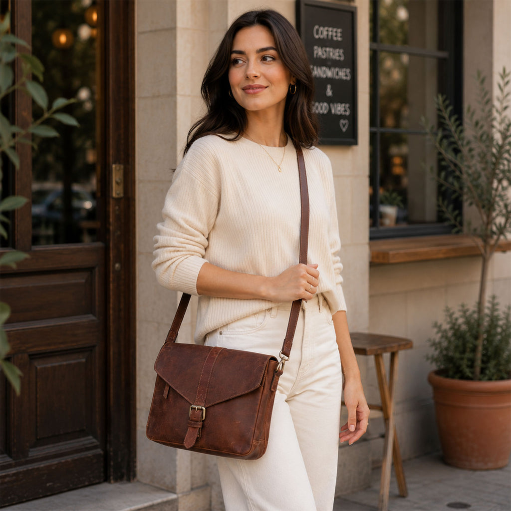 Mabel Leather Crossbody Bag