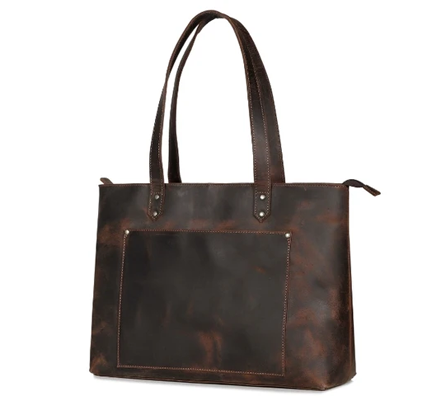 Manhattan Heritage Full Grain Leather Tote Bag