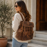 Deana Leather Backpack
