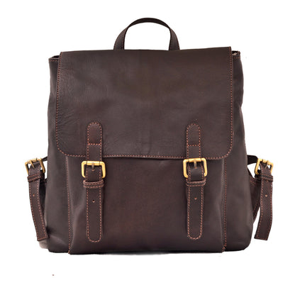 Scarlet Leather Backpack