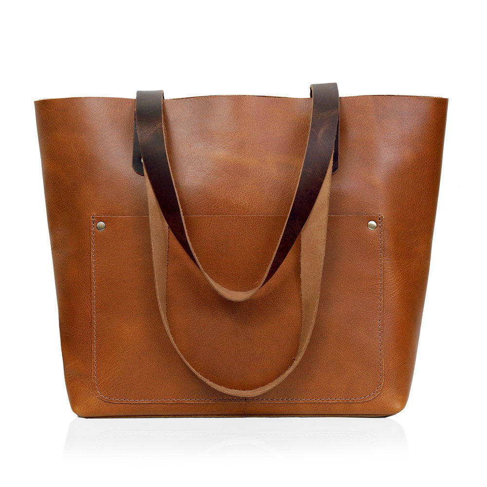 Callie Leather Tote Bag