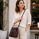 Bella Leather Tote Bag