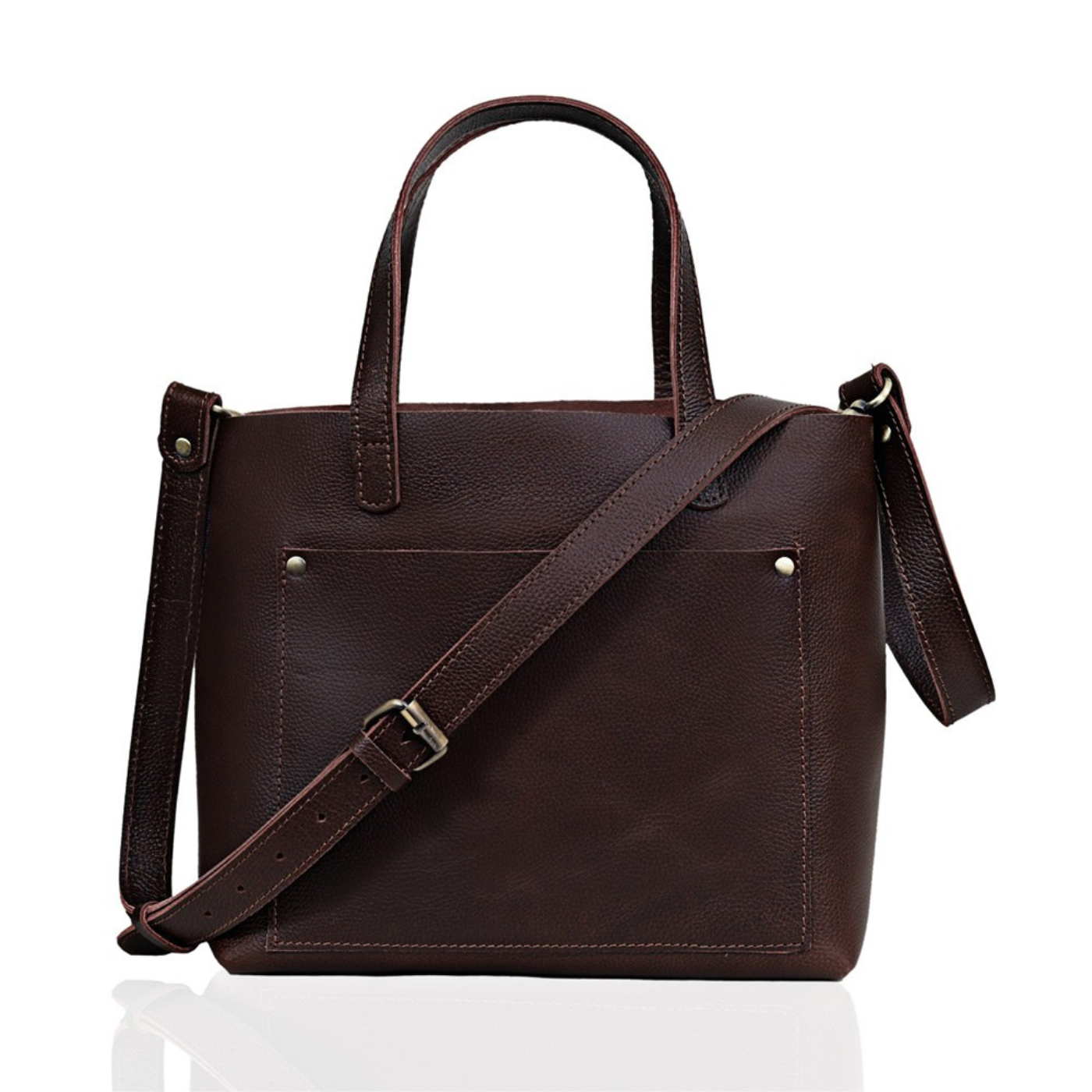 Layla Leather Tote Bag