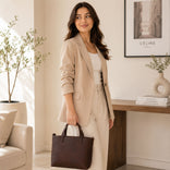 Layla Leather Tote Bag