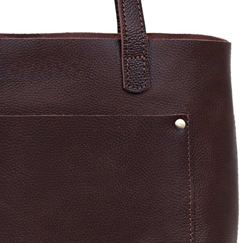 Layla Leather Tote Bag