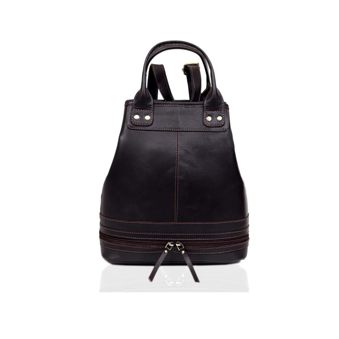 The Corvin Full-Grain Leather Backpack