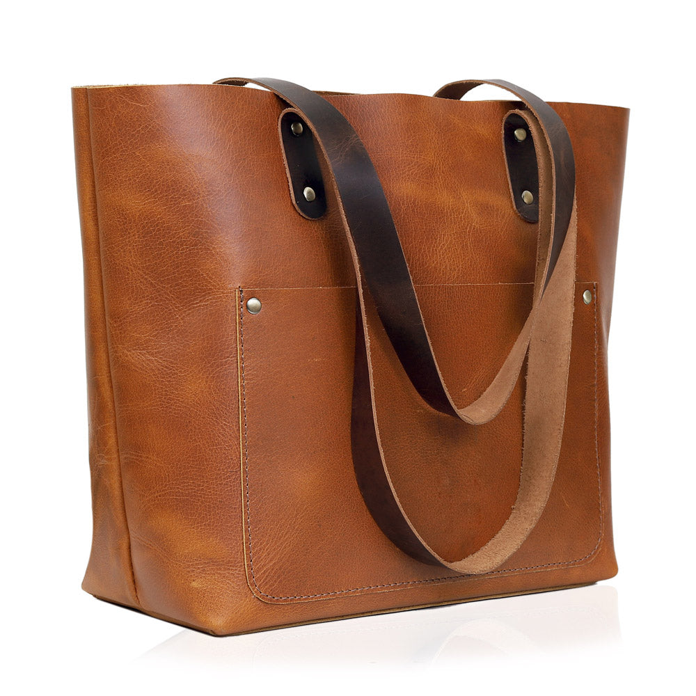 Callie Leather Tote Bag