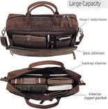 Vintage Leather Briefcase for Men