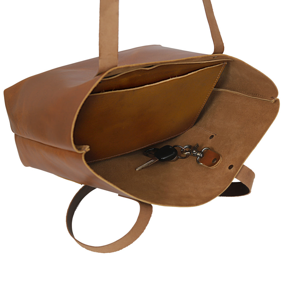 Callie Leather Tote Bag