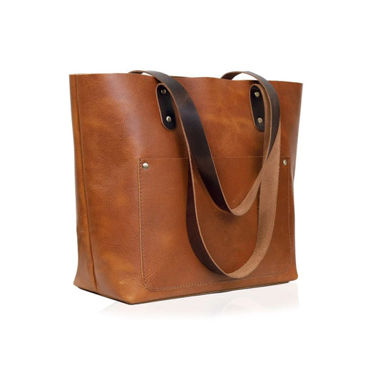 Callie Leather Tote Bag