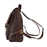 Scarlet Leather Backpack