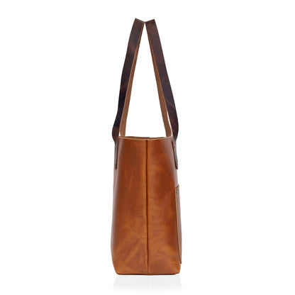 Callie Leather Tote Bag