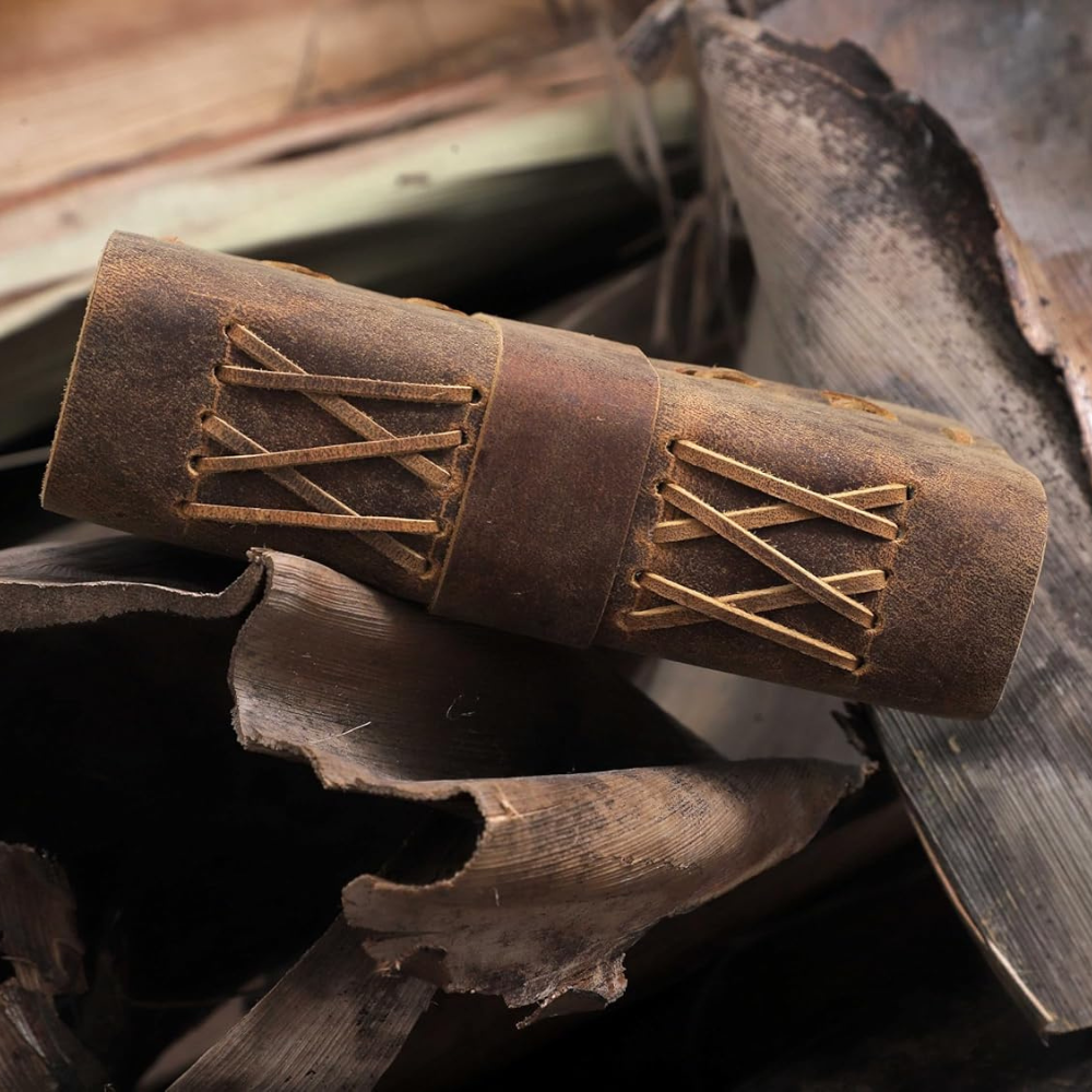 Leather Bound Vintage Journal for Women & Men - Book of Shadows - Lock Closure - 200 Pages