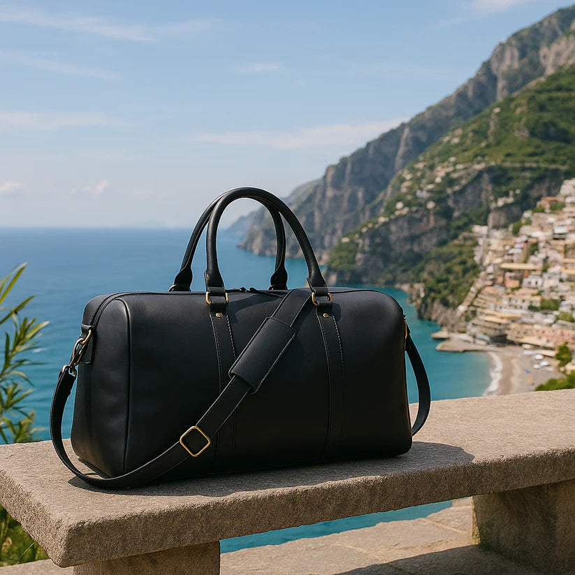 Lincoln Leather Duffel  Bag For Men