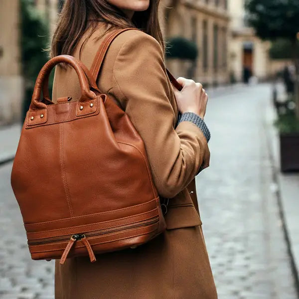 LEATHER BACKPACK