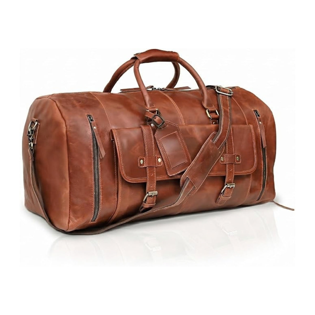 Commuter Leather Duffel Bag
